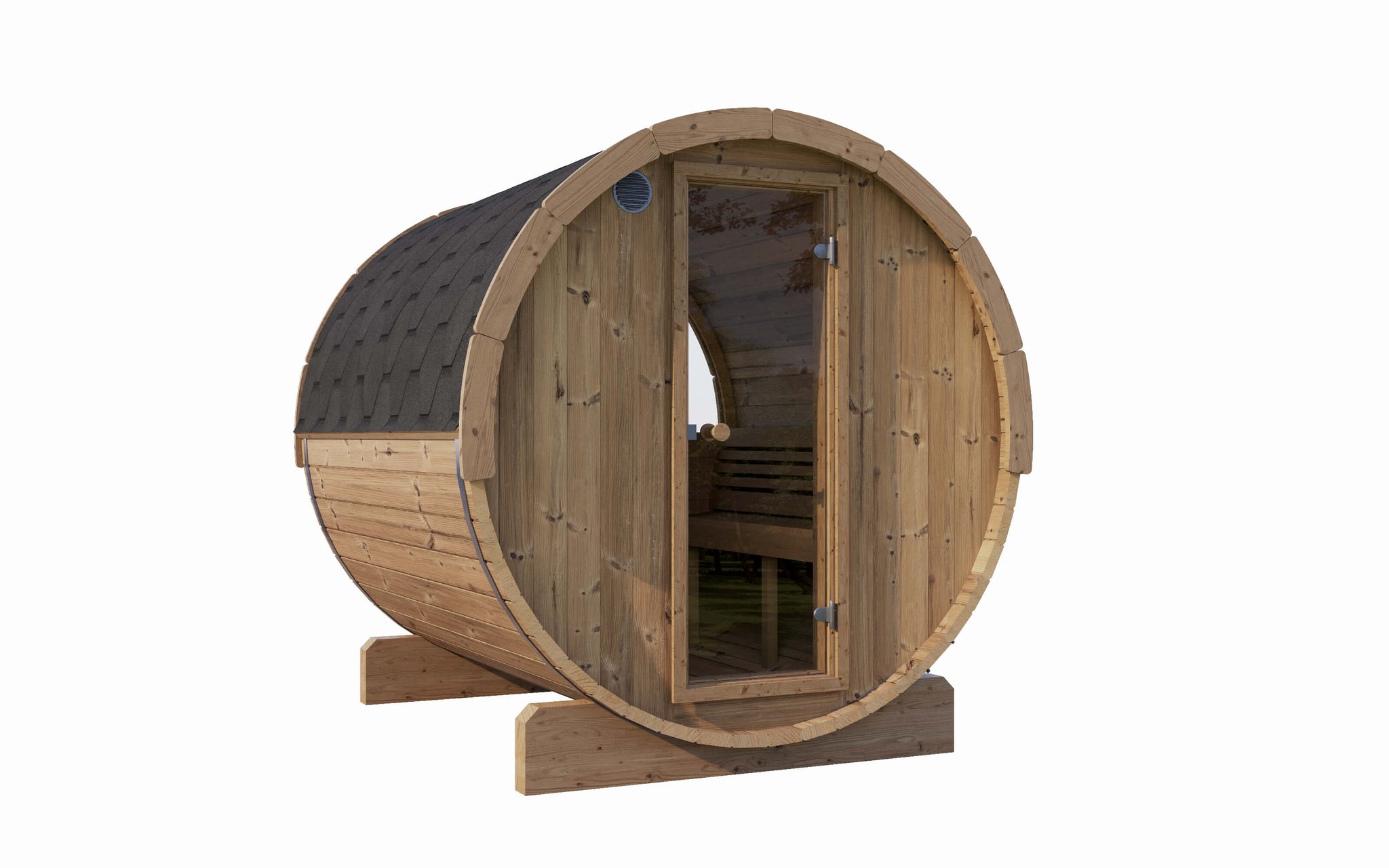 SaunaLife Model E8W Sauna Barrel-Window – Warrior Saunas