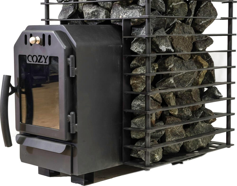 Cozy Heat Quattro Thru-Wall Sauna Stove