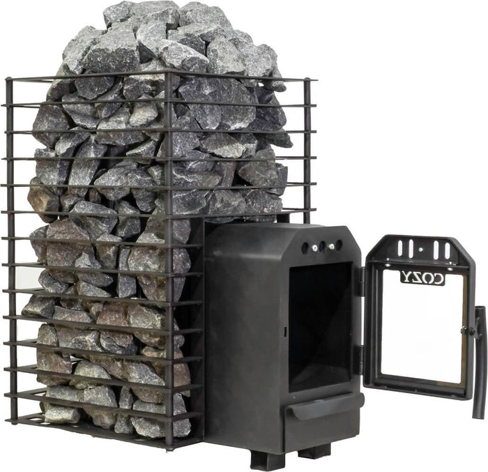 Cozy Heat Quattro Thru-Wall Sauna Stove