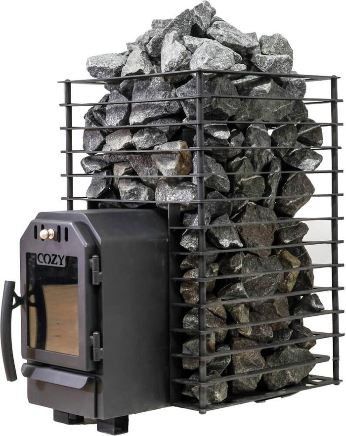 Cozy Heat Quattro Thru-Wall Sauna Stove