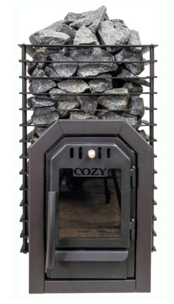 Cozy Heat Quattro Thru-Wall Sauna Stove